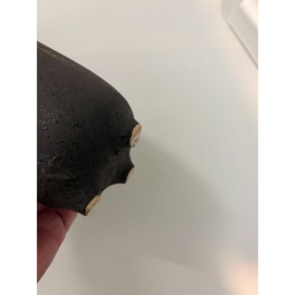 13x5 black vase with feet - Picture 3 of 7